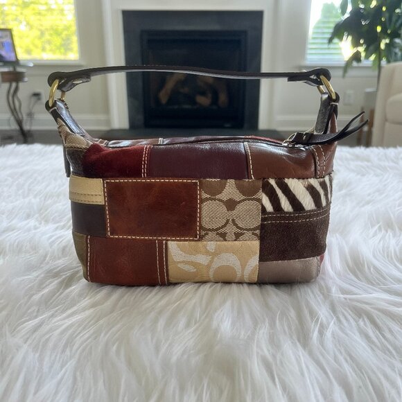 Coach Patchwork Mini Hobo Bag - Picture 2 of 7